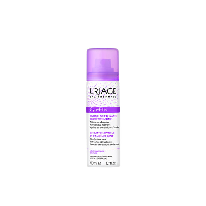 Uriage Gyn Phy Higiene Íntima Bruma Limpeza Spray, 50 ml