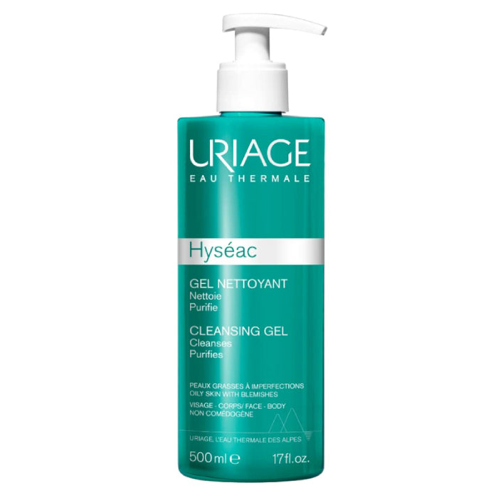 Uriage Hyséac Gel de Limpeza Suave, 500 ml