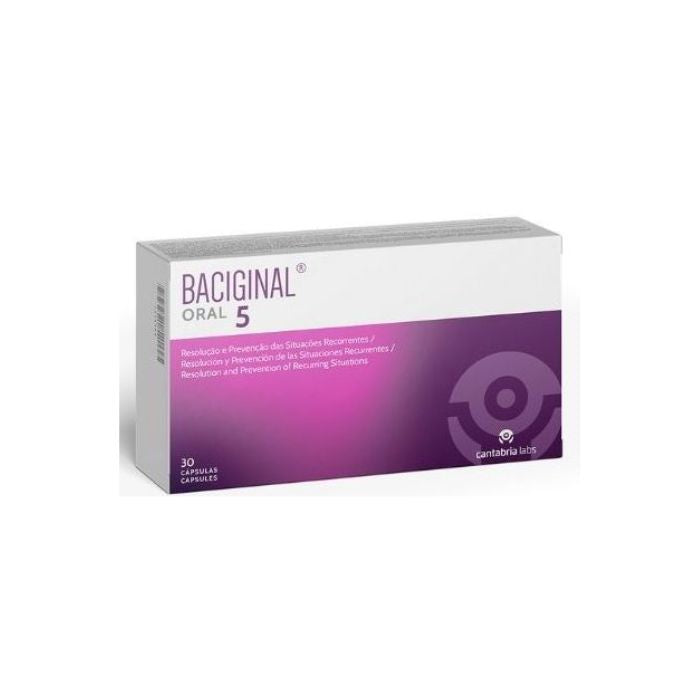 Baciginal Oral 5, 30 cápsulas