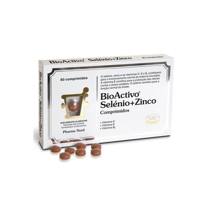 BioActivo Selénio + Zinco, 60 comprimidos