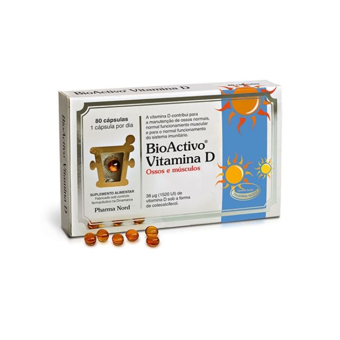 BioActivo Vitamina D, 80 Cápsulas