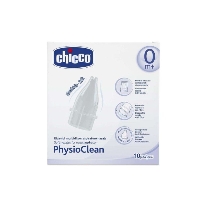 Chicco Physioclean Aspirador Nasal Recargas, 10 unidades