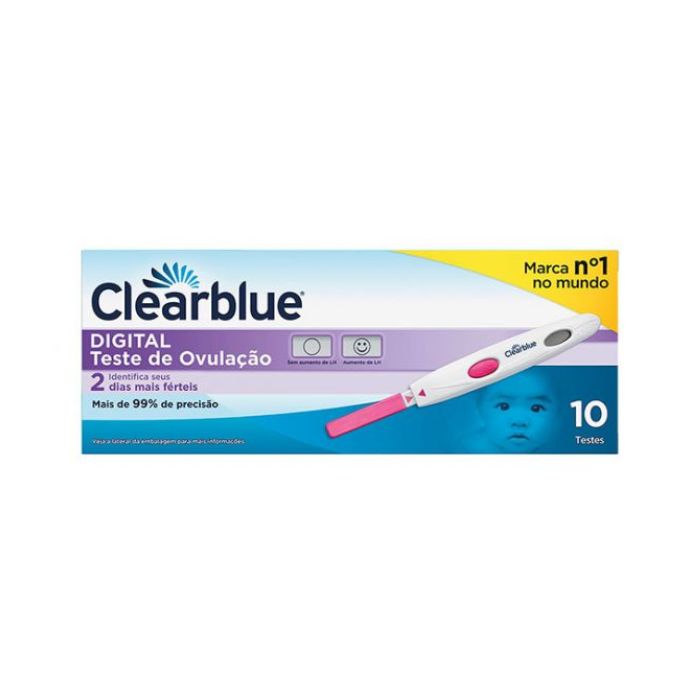 Clearblue Digital Teste de Ovulação, 10 testes