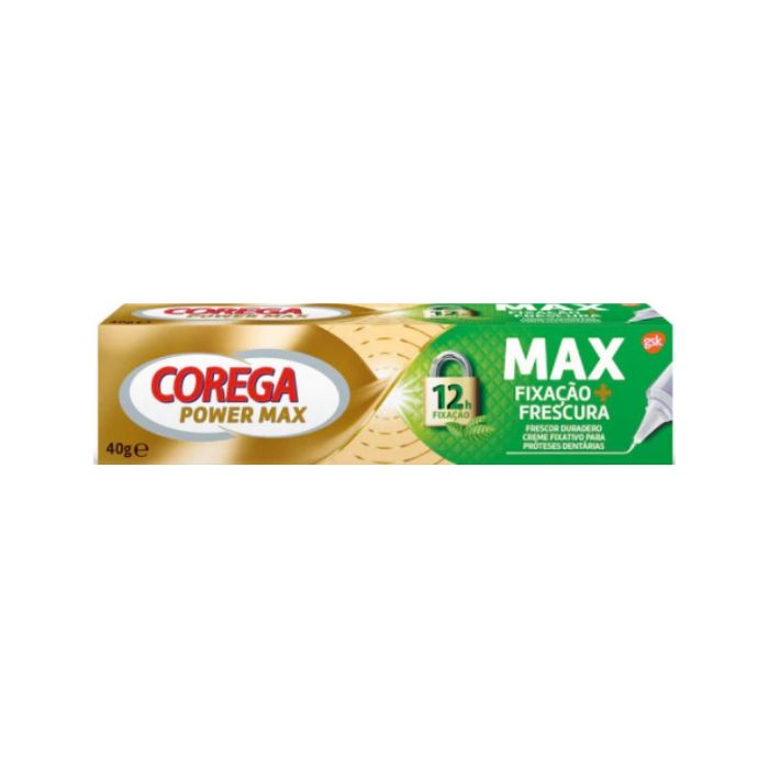 Corega MAX Creme Fixação + Frescura, 40g