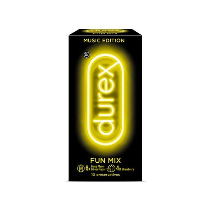 Durex Music Fun Mix, 10 Preservativos