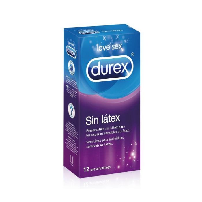 Durex Sem Látex, 12 Preservativos