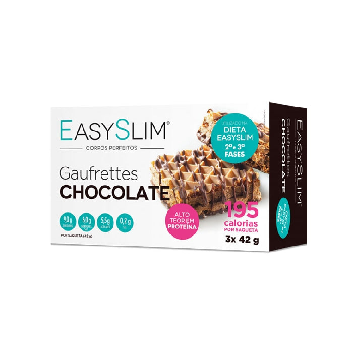 Easyslim Gaufrettes Chocolate, 3 saquetas