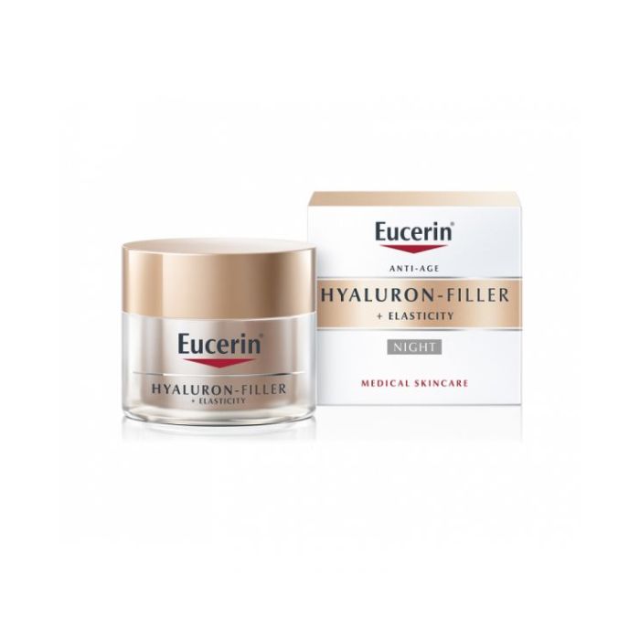 EUCERIN HYALU FIL ELAST CR NOITE 50ML