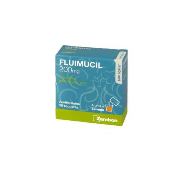 FLUIMUCIL 200 MG 20 SAQ – Farma 1para1