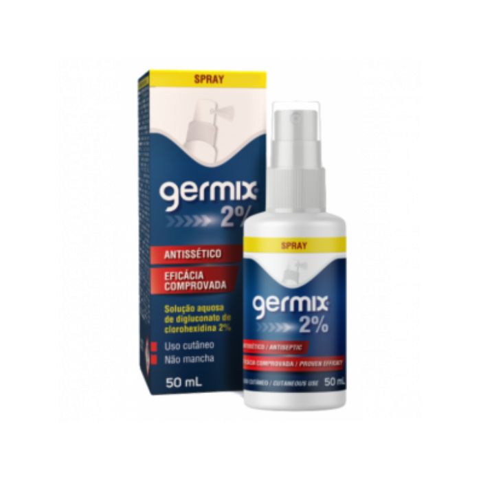 Germix Spray Solução Clorohexidina 2%, 50ml