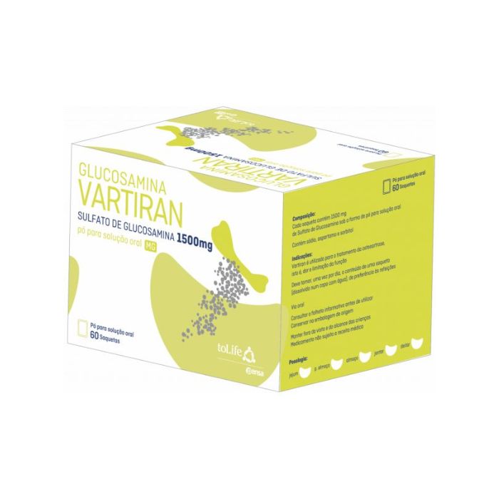 Glucosamina Vartiran, 60 Saquetas