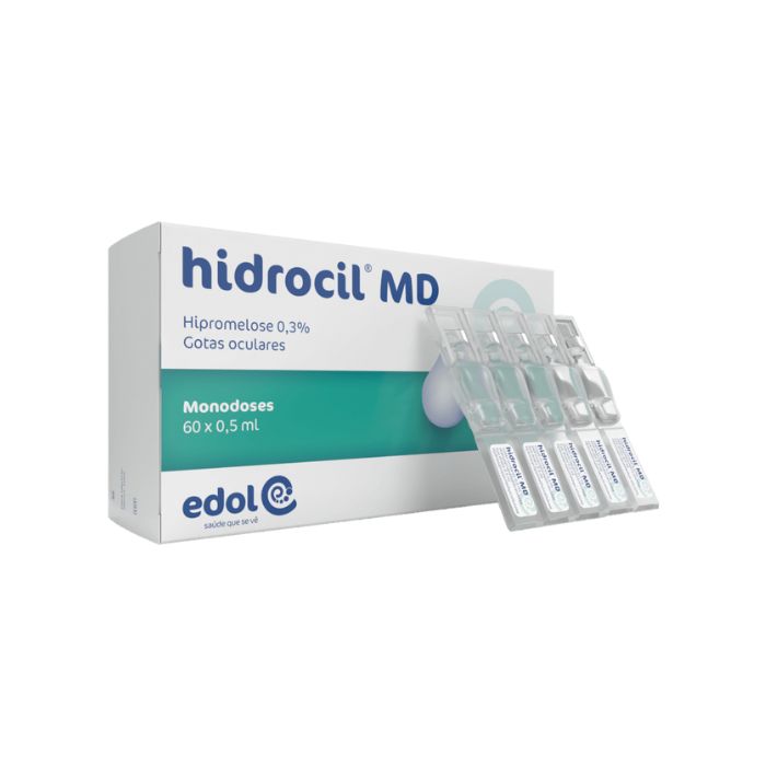 Hidrocil MD Gotas Oftálmicas Monodoses, 60x0.5ml