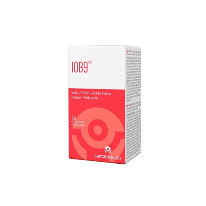 IOB9 Iodo+Ácido Fólico, 30 Cápsulas