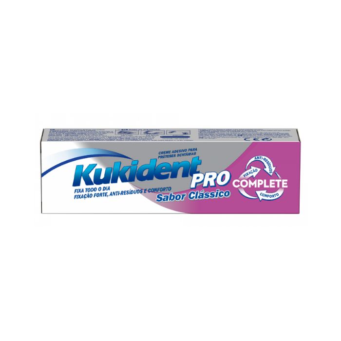 Kukident Pro Complete Creme Adesivo Prótese Dentária, 70g