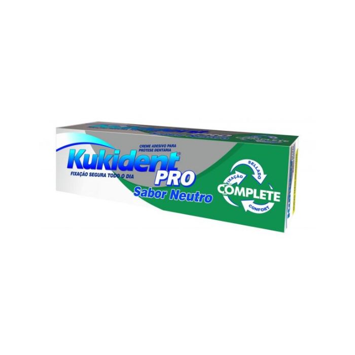 Kukident Pro Complete Creme Adesivo Prótese Dentária, 70g