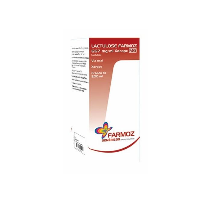 Lactulose Farmoz 666,7 mg/ml Xarope, 200ml