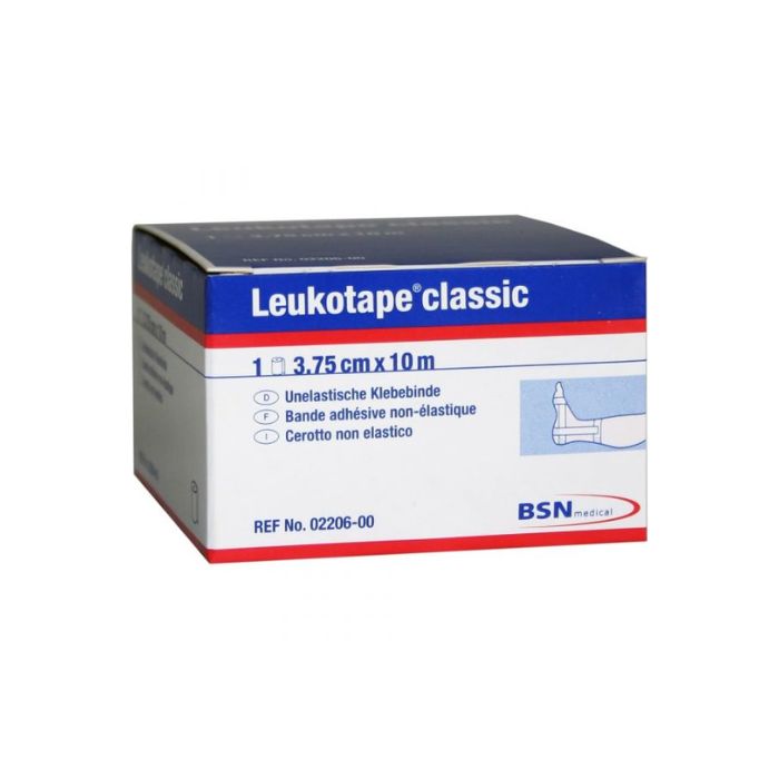 Leukotape Classic Ligadura Adesiva Não Elástica, 3,75cmx10mx5