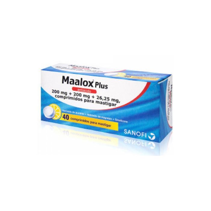Maalox Plus, 40 comprimidos mastigáveis