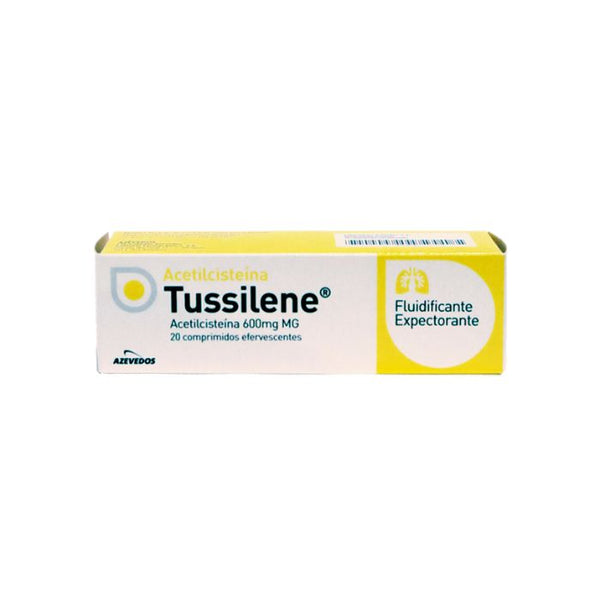 ACETILCISTEINA TUSSILENE AZEVEDO 600 MG 20 COMP EFE Farma 1para1 acetilcisteina-tussilene-azevedo-600-mg-20-comp-efe-farma-1para1