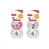 NUK Disney Chupeta Silicone Mickey, 0-6 Meses, 2 Unidades