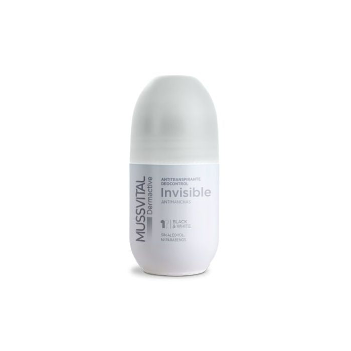 Mussvital Dermactive Invisible Desodorizante Roll-On, 75ml