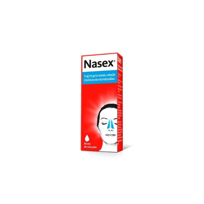 Nasex Gotas Nasais 1mg/ml, 10ml