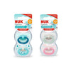 Nuk Signature Chupeta Silicone, 0-6 Meses, 2 Unidades