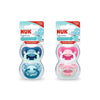 Nuk Signature Chupeta Silicone, 6-18 Meses, 2 Unidades