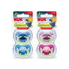 NUK Signature Night Chupeta Silicone, 0-6 Meses, 2 Unidades