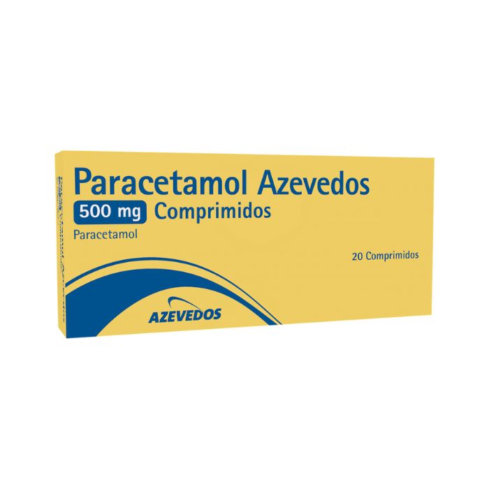 Paracetamol Azevedos 500mg, 20 comprimidos