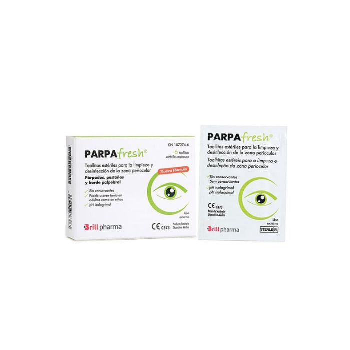 Parpafresh Limpeza Periocular, 6 Toalhitas