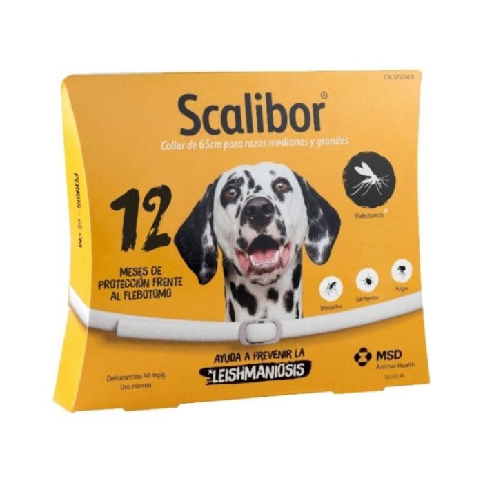 Scalibor Coleira Antiparasitária Cão, 65cm