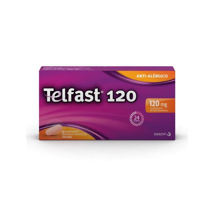 TELFAST 120 MG 20 COMP