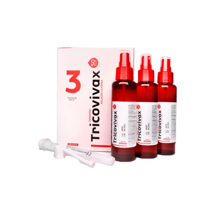Tricovivax 50mg/ml Solução Cutânea, 3x100ml