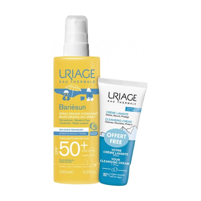 Uriage Bariesun Spray Infantil SPF50+ 200ml + Creme Lavante 50ml