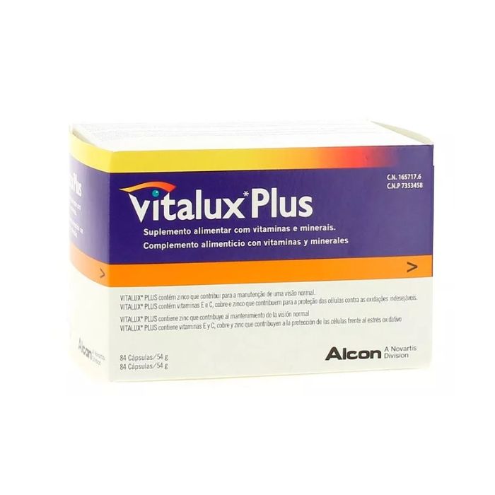 Vitalux Plus, 84 cápsulas