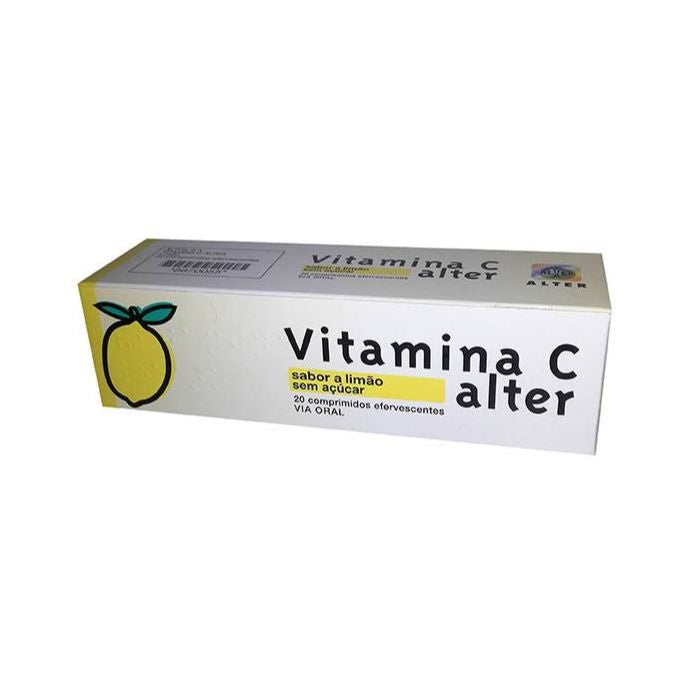 Vitamina C Limão, 20 comprimidos efervescentes